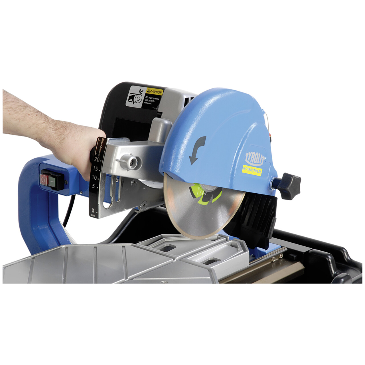 Sierra para baldosas TTE250 Profundidad de corte hasta 60 mm