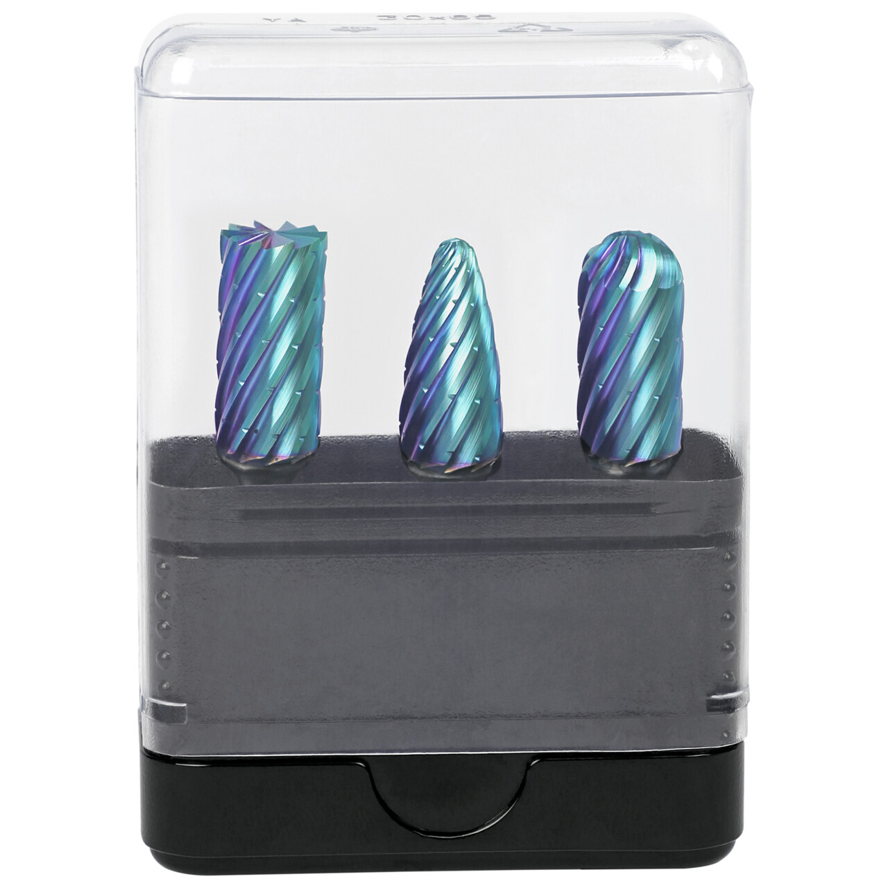 Kit de fresas de metal duro PREMIUM HPC (High Performance Coating) para fundición, acero y acero inoxidable