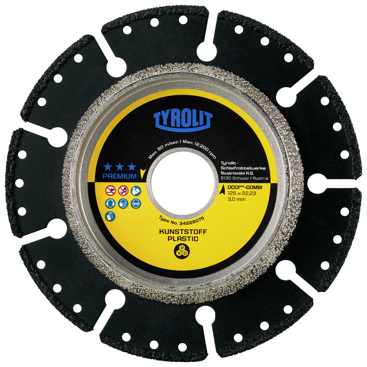 DCCI Combi Sierra de corte y biselado para tubos de plástico