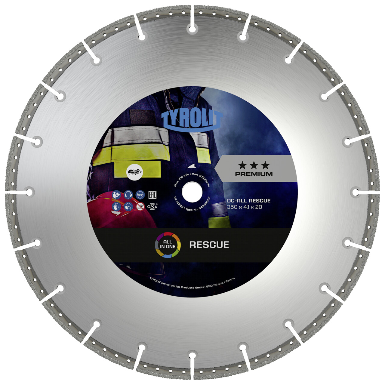 DC ALL RESCUE Sierras para corte en seco para cualquier material