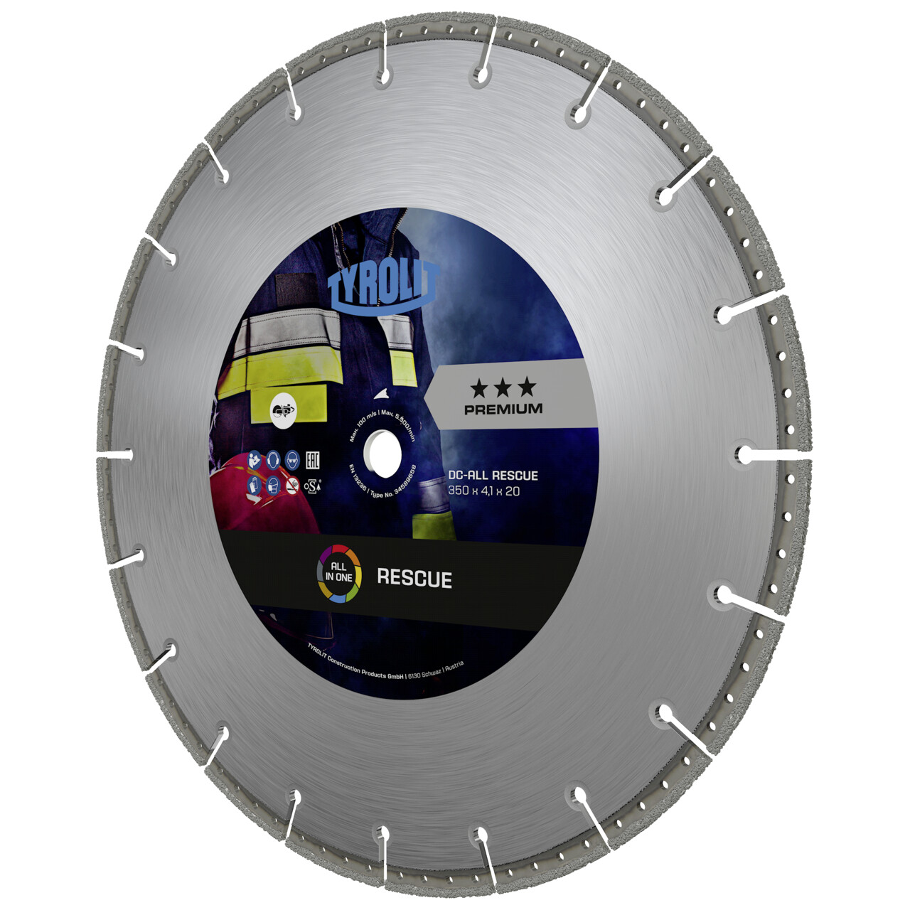 DC ALL RESCUE Sierras para corte en seco para cualquier material