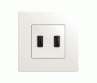 Cargador USB doble 3,1A con smartcharge tipo A blanco Simon 270