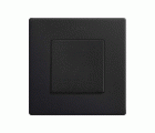 Conmutador pulsante 10AX 230V~ con sistema de embornamiento rápido negro mate Simon 270
