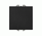 Conmutador pulsante 10AX 230V~ con sistema de embornamiento rápido negro mate Simon 270