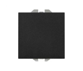 Conmutador pulsante 10AX 230V~ con sistema de embornamiento rápido negro mate Simon 270
