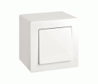 Caja de superficie compacta para 1 elemento blanco Simon 270