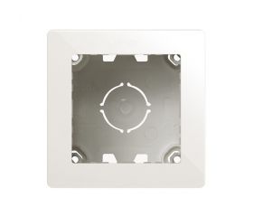 Caja de superficie compacta para 1 elemento blanco Simon 270