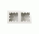 Caja de superficie compacta para 2 elementos blanco Simon 270