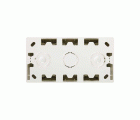 Caja de superficie compacta para 2 elementos blanco Simon 270