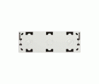 Caja de superficie compacta para 3 elementos blanco Simon 270