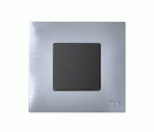 Funda intercambiable para marco 1 elemento inox Simon 27 Play