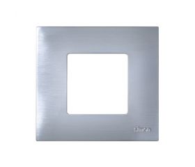 Funda intercambiable para marco 1 elemento inox Simon 27 Play