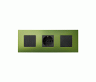 Funda intercambiable para marco 3 elementos verde artic Simon 27 Play