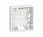 Base para caja pared de superficie para 1 elemento blanco Simon 27 Play