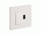 Kit monobloc para 1 elemento con 1 conmutador pulsante y 1 cargador USB 2,1A blanco Simon 270