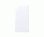Pulsador neutro 10 A 250V~ de medio elemento con sistema de embornamiento rápido blanco Simon 27 Play