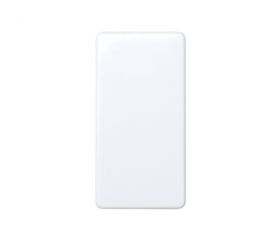 Pulsador neutro 10 A 250V~ de medio elemento con sistema de embornamiento rápido blanco Simon 27 Play