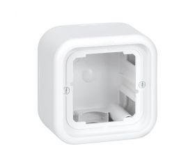 Caja de superficie alta para 1 elemento blanco Simon 31