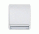 Toma de señal TV intermedia componible IP55 blanca Simon Aqua