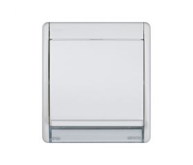 Base de enchufe schuko componible IP55 16AX con sistema de embornamiento rápido blanco Simon Aqua