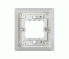 Marco para cajas de empotrar de 1 elemento gris Simon Aqua