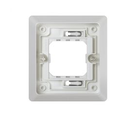 Marco para cajas de empotrar de 1 elemento gris Simon Aqua