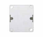 Conmutador monobloc IP55 10AX 250V~ con sistema de embornamiento rápido blanco Simon Aqua