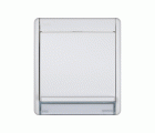 Base de enchufe schuko monobloc 10-16A 250V~ con t.t. lateral con emb. a tornillo para superficie blanco Simon Aqua