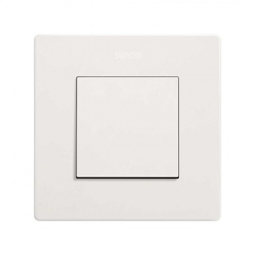 Conmutador pulsante 10AX 230V~ con sistema de embornamiento rápido blanco Simon 270