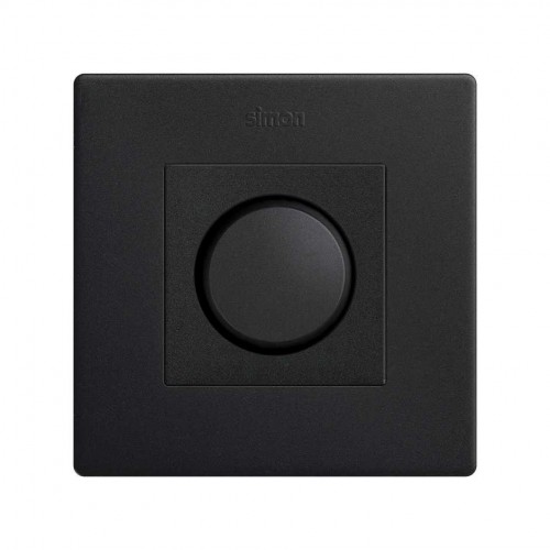 Interruptor regulable 230 V~ de corte de fase 2 hilos negro mate Simon 270