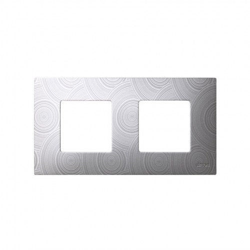 Funda intercambiable para marco 2 elementos gris helios Simon 27 Play