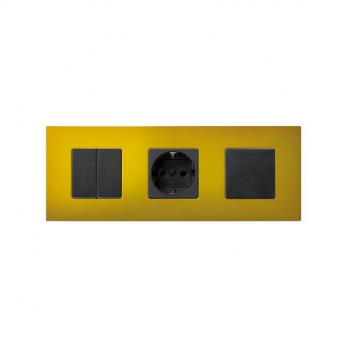 Funda intercambiable para marco 3 elementos amarillo artic Simon 27 Play