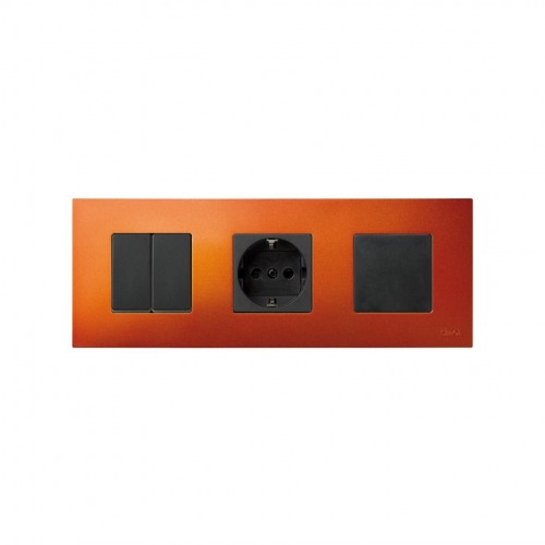 Funda intercambiable para marco 3 elementos naranja artic Simon 27 Play