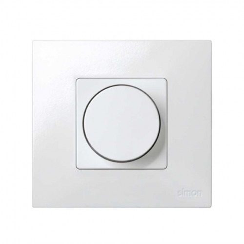 Placa para los mecanismos electrónicos giratorios blanco Simon 27 Play