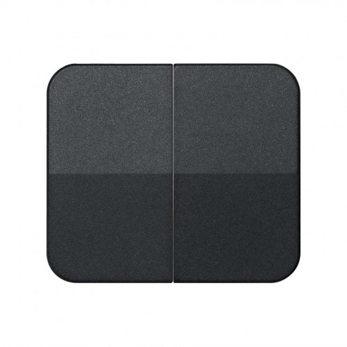 Tecla doble para mecanismos de mando grafito Simon 75