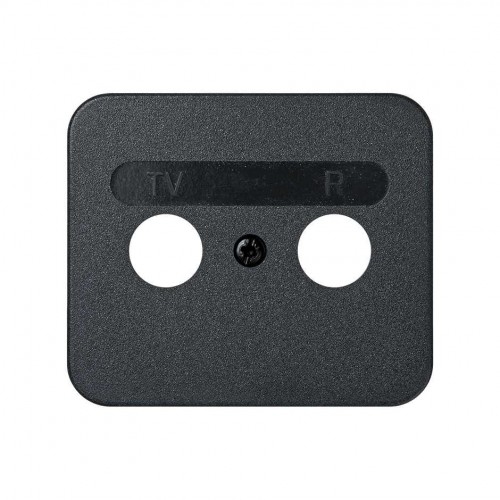 Placa para tomas inductivas de R-TV grafito Simon 75