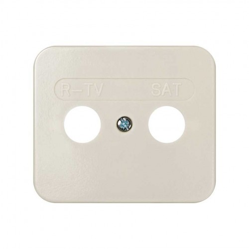Placa para tomas inductivas de R-TV+SAT marfil Simon 75