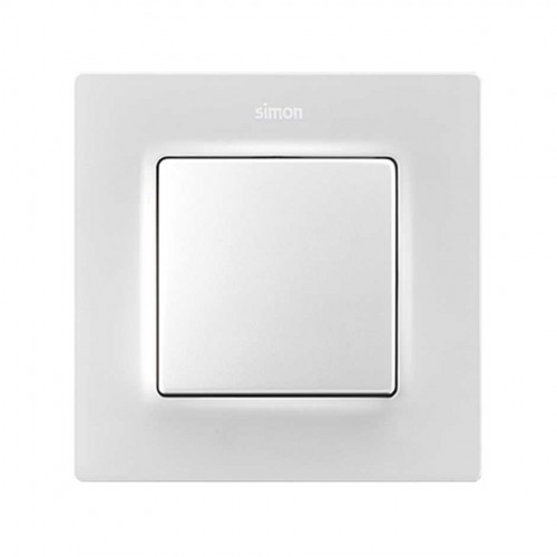 Tecla individual para mecanismos de mando blanco mate Simon 82 Concept