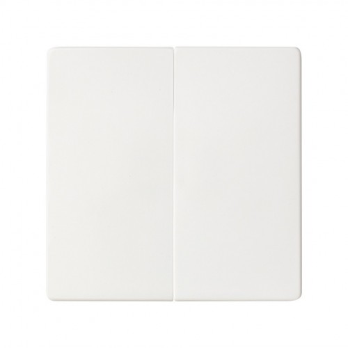 Tecla doble para mecanismos de mando blanco mate Simon 82 Concept