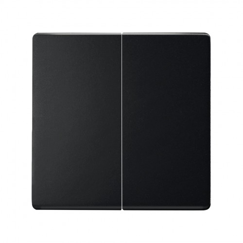 Tecla doble para mecanismos de mando negro mate Simon 82 Concept