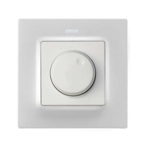 Placa para los mecanismos electrónicos giratorios blanco mate Simon 82 Concept