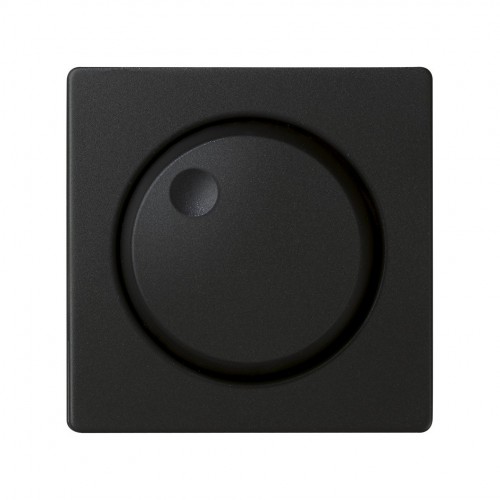 Placa para los mecanismos electrónicos giratorios negro mate Simon 82 Concept