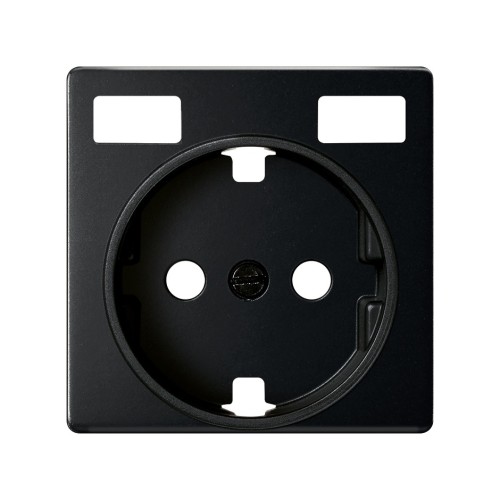 Tapa base enchufe schuko con 2 USB C+C Simon 82
