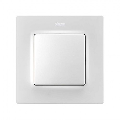 Marco para 1 elemento blanco mate Simon 82 Concept