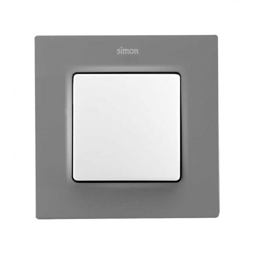 Marco para 1 elemento gris Simon 82 Concept