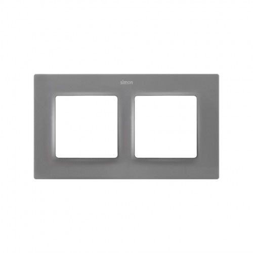 Marco para 2 elementos gris Simon 82 Concept