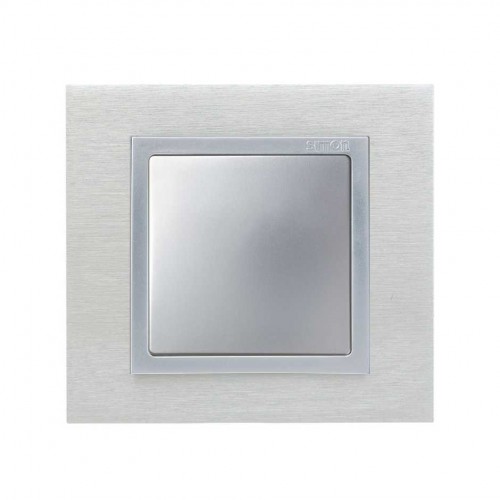 Tecla individual para mecanismos de mando aluminio Simon 82