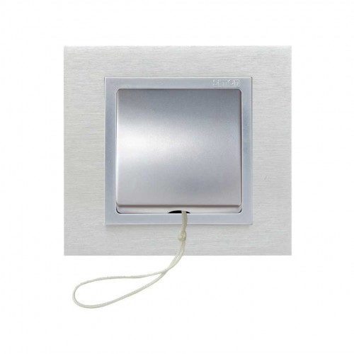 Tapa para salida de cables-mecanismos de tirador aluminio Simon 82