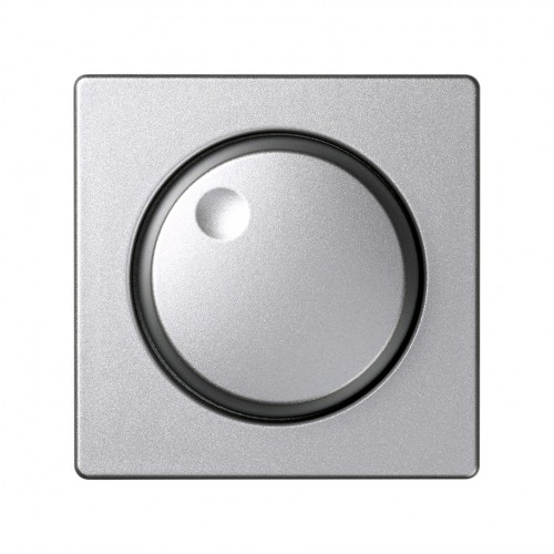 Placa para los mecanismos electrónicos giratorios aluminio frío Simon 82 Detail
