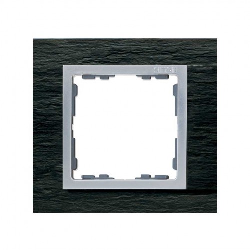 Marco para 1 elemento pizarra interior aluminio Simon 82 Nature